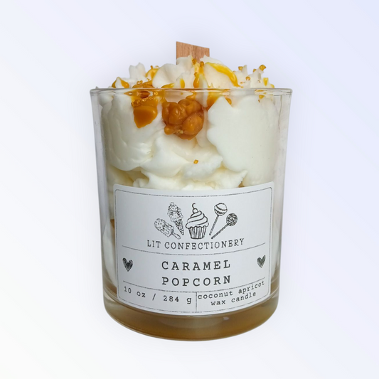 Caramel Popcorn Dessert Candle