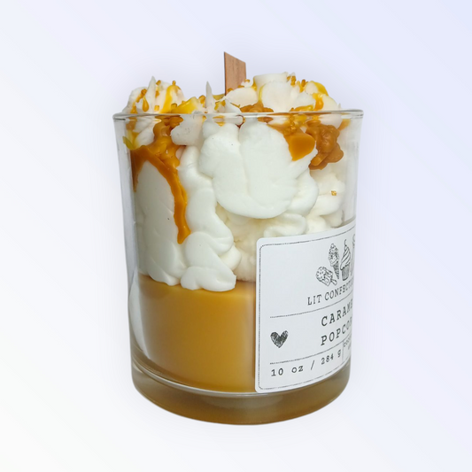 Caramel Popcorn Dessert Candle
